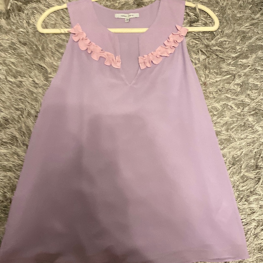 Naked Zebra purple blouse